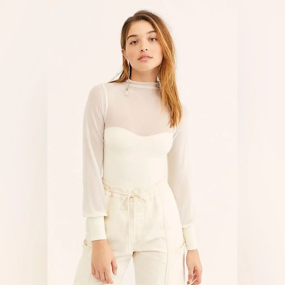 Free People Light Up Layering Top NWT